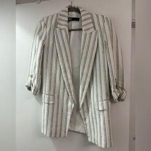 ZARA stripped blazer